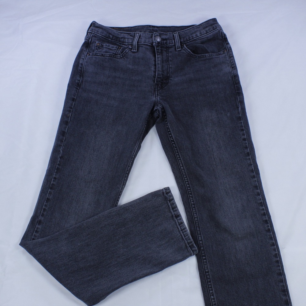 Levi's 514 Straight Fit for Men - Faded Black Wash - Size 30